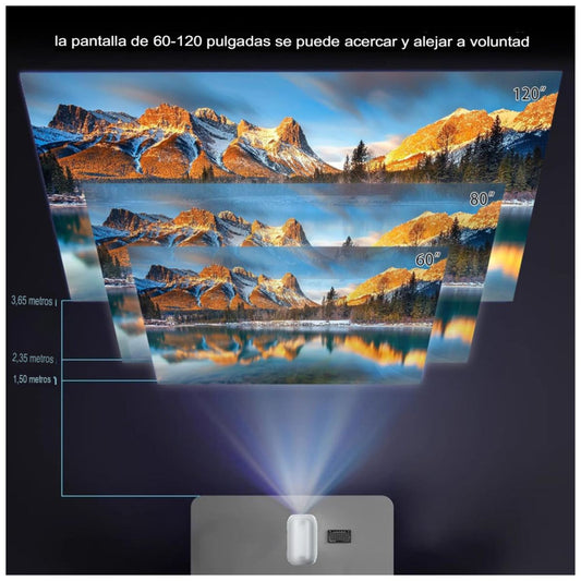 Mini Proyector Inteligente Flexible 4K