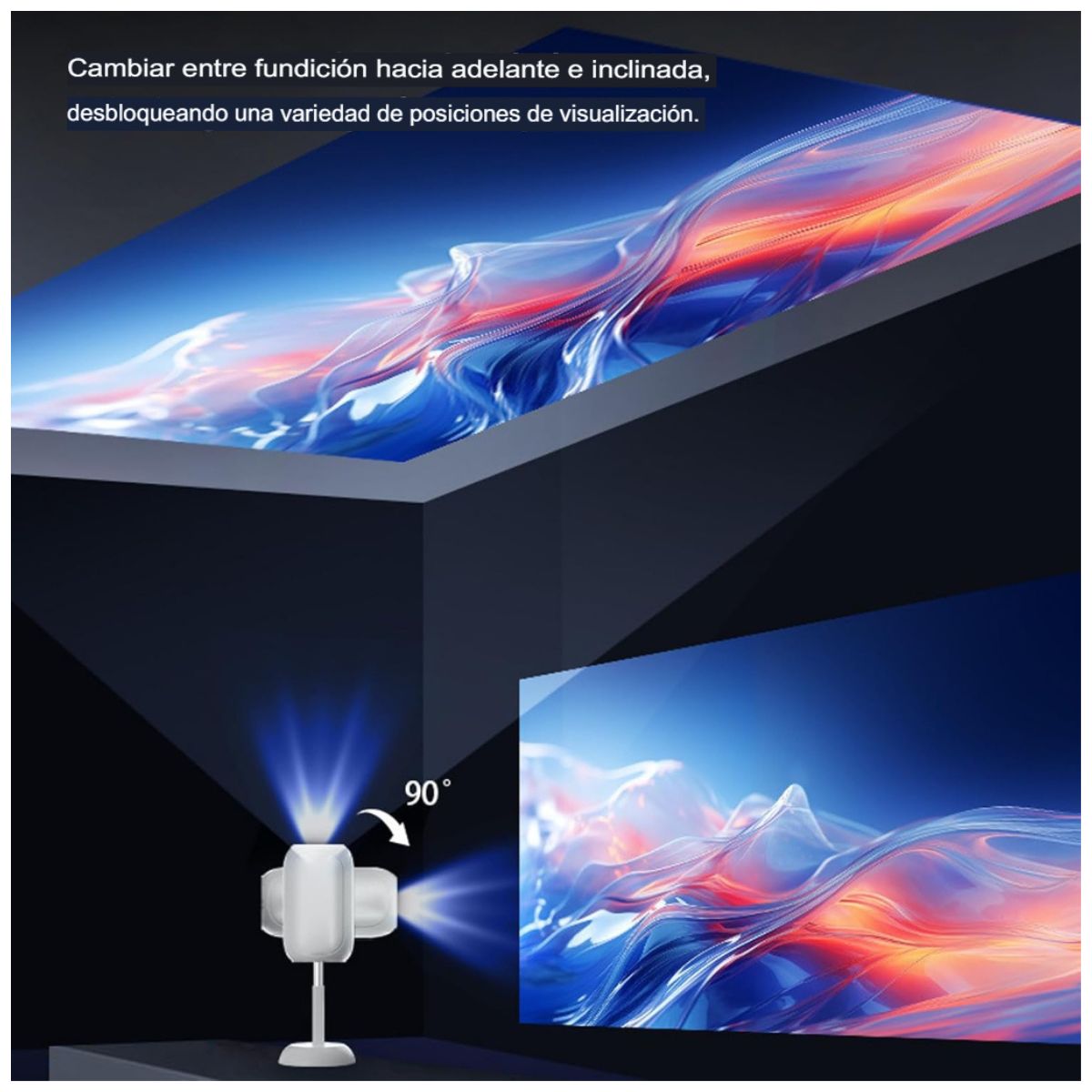 Mini Proyector Inteligente Flexible 4K